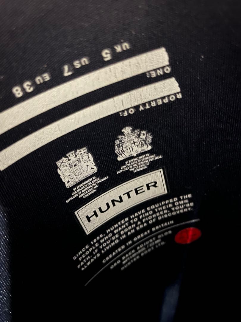 【あんちゃ】HUNTER オリジナル　トール　グロス　レインブーツ