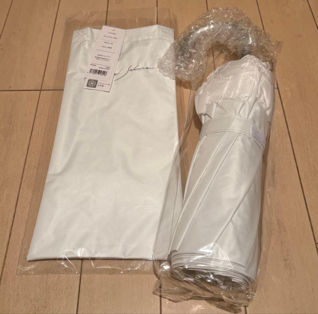 【新品未使用】Sun Crush！UV parasol 〜風鈴草〜 ホワイト