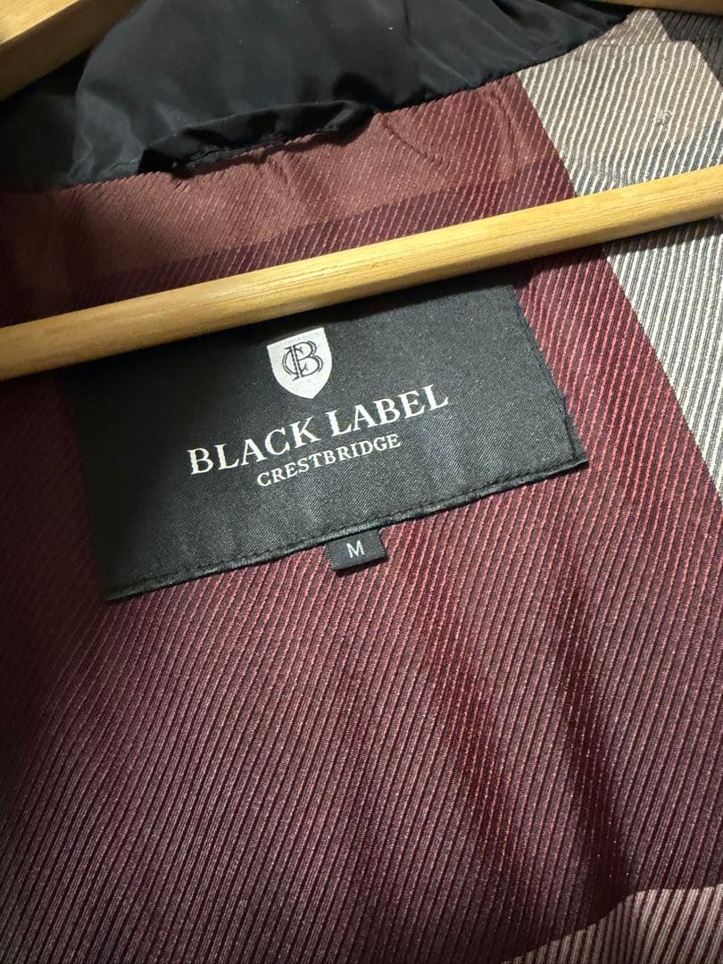 ブラックレーベル クレストブリッジ 4WAYダウンジャケット 黒 Mサイズ