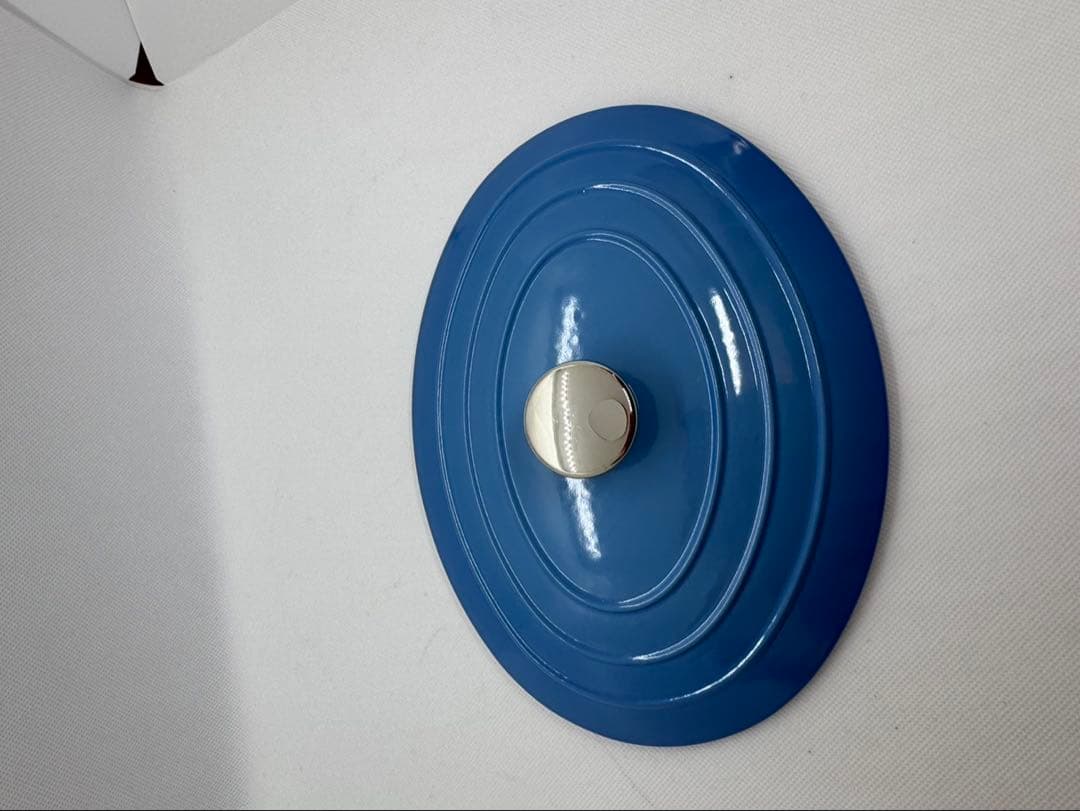 希少品‼️ストウブ　限定色サックスブルー　オーバルプレート