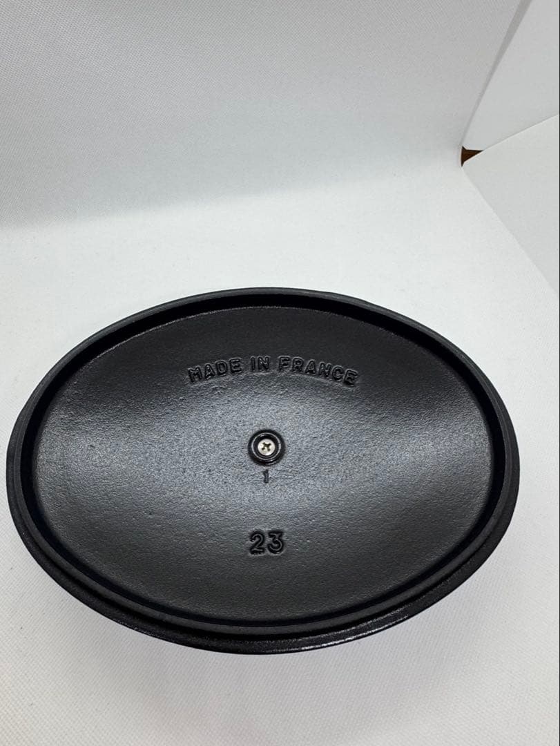 希少品‼️ストウブ　限定色サックスブルー　オーバルプレート