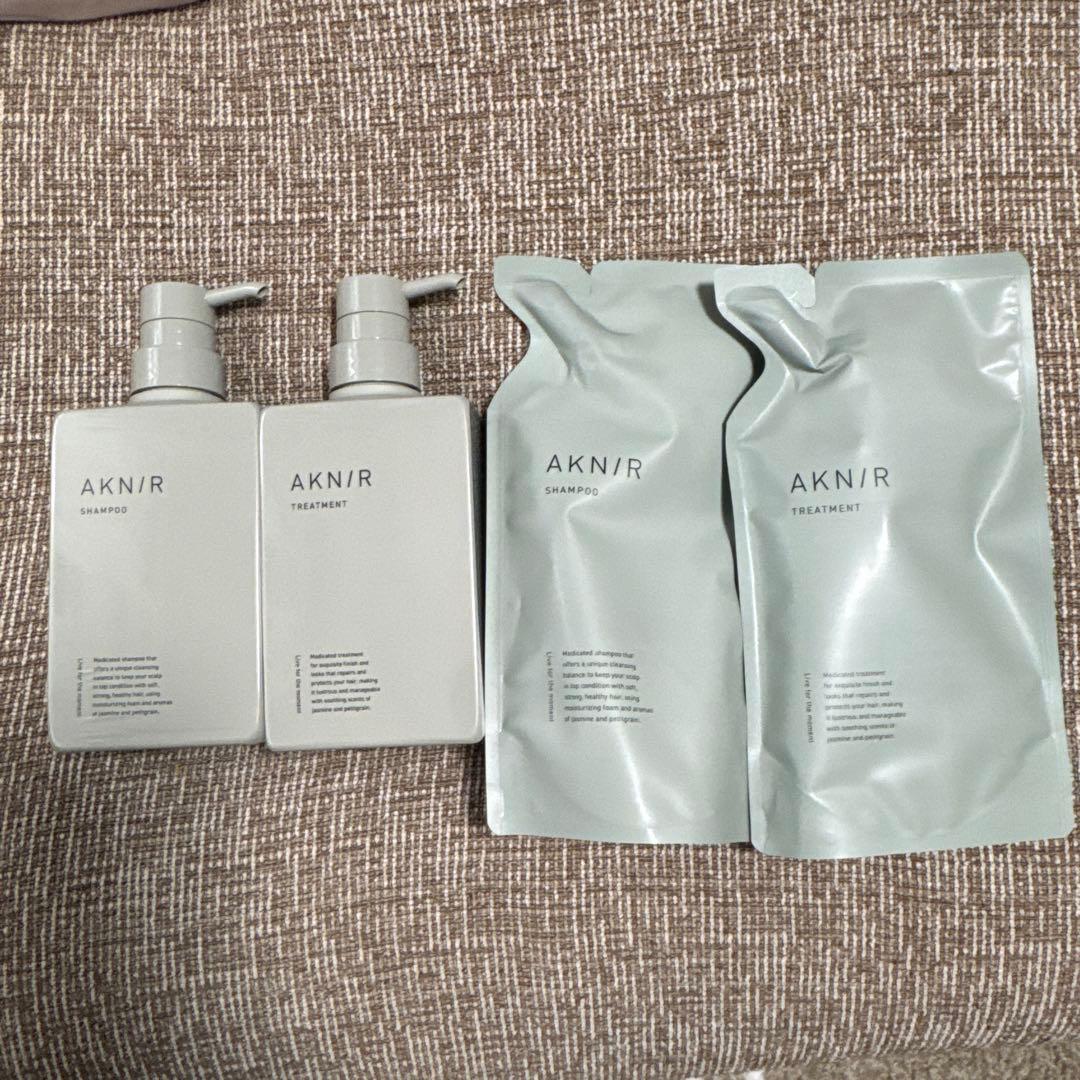 ほ*り様 【新品】アクニー薬用ヘアシャンプートリートメント　ボトル&詰替パックセ