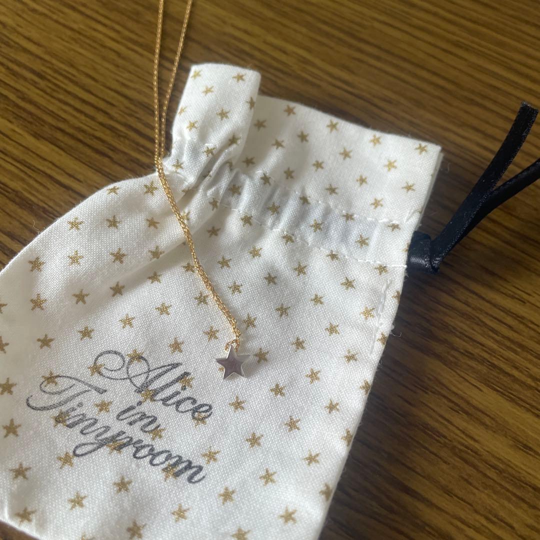 Alice in Tinyroom エトワールネックレス 星 18K