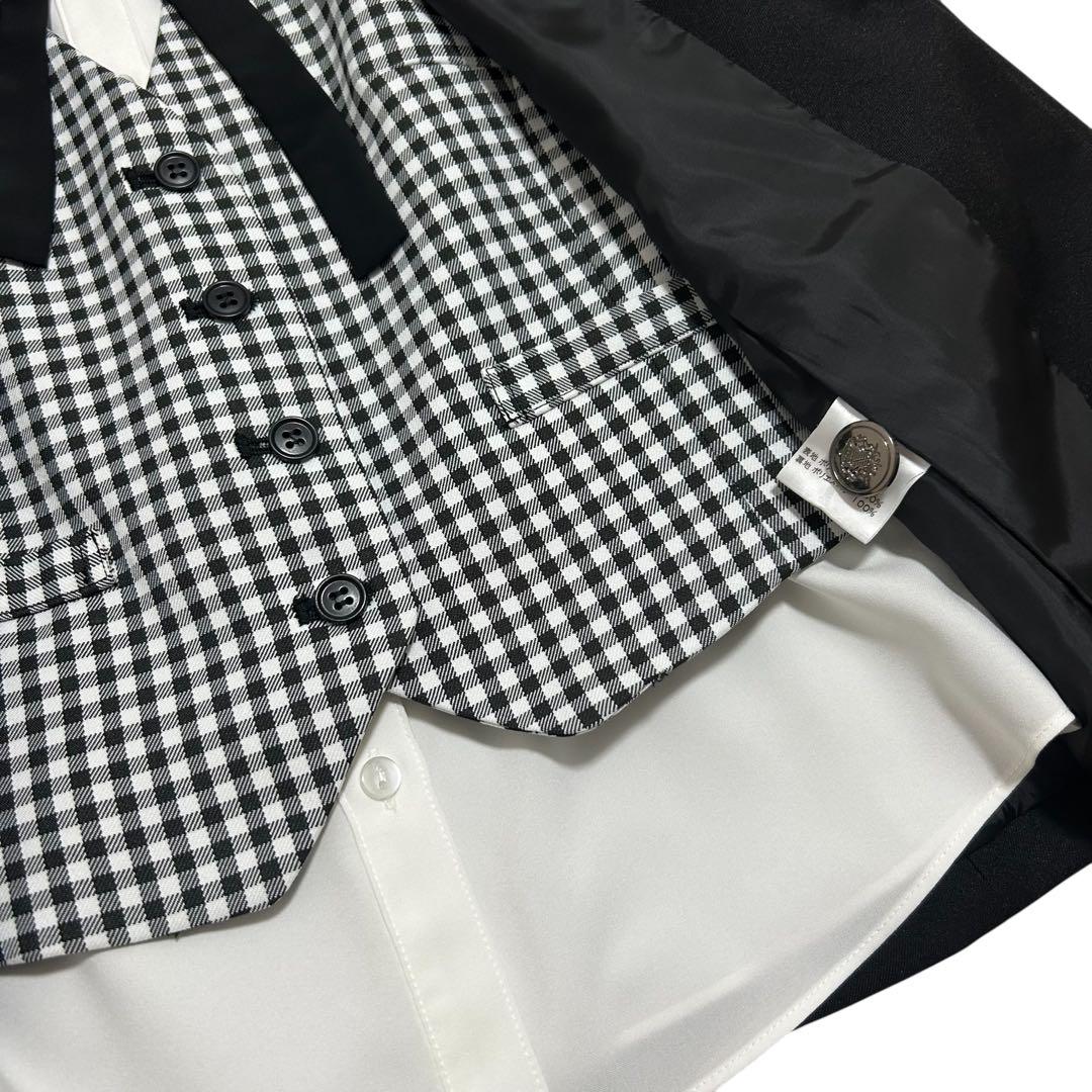極美品✨アリサナ セットアップ パンツスーツ チェック 卒服 女の子 150