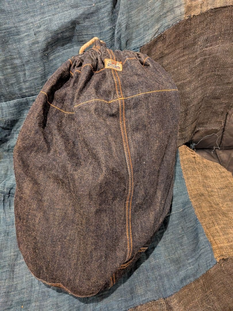 美品 リアルマッコイズ 8HOUR UNION デニムランドリーバッグ
