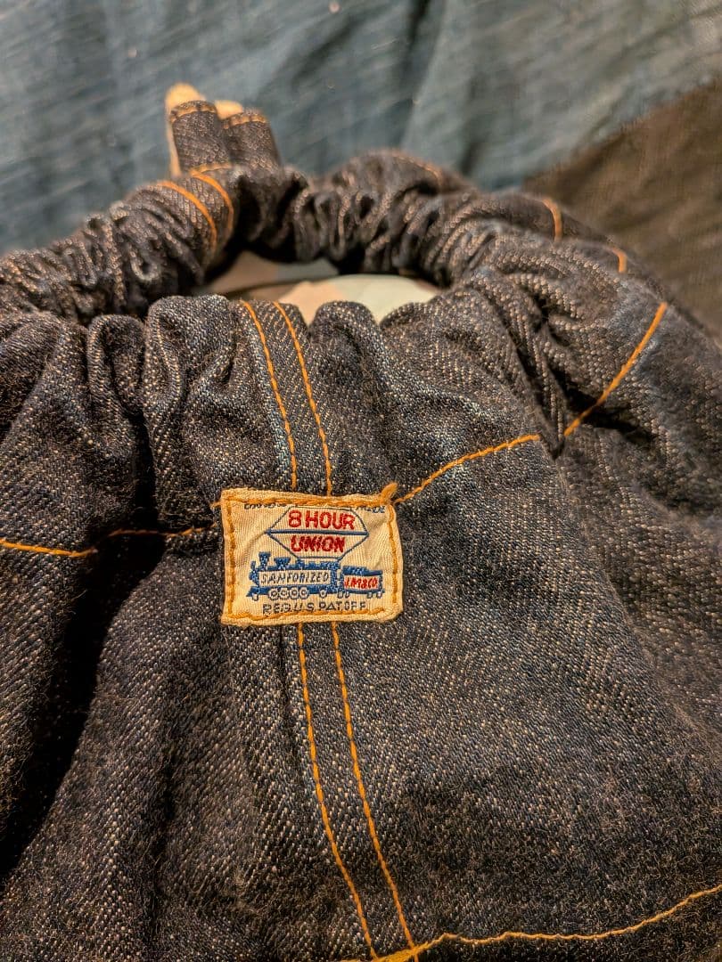 美品 リアルマッコイズ 8HOUR UNION デニムランドリーバッグ