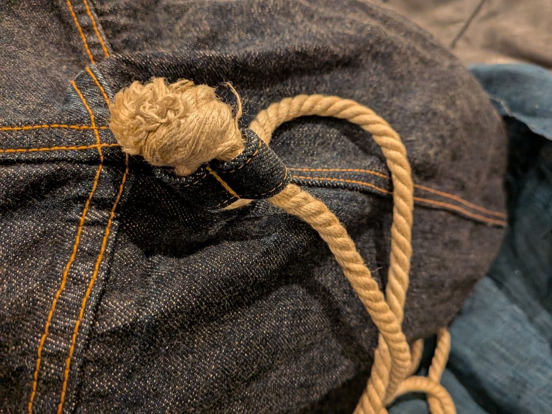 美品 リアルマッコイズ 8HOUR UNION デニムランドリーバッグ