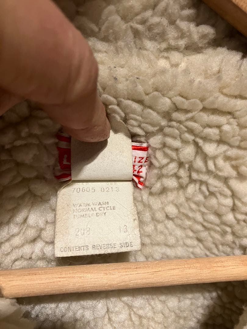 Levi's シェルパトラッカー　ボア　70605 80s 常田