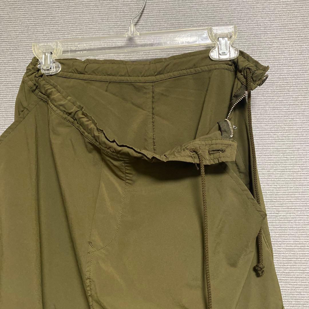 Y’S バルーンカーゴパンツ（スカート）オリーブグリーン　カーキ　ポリエステル