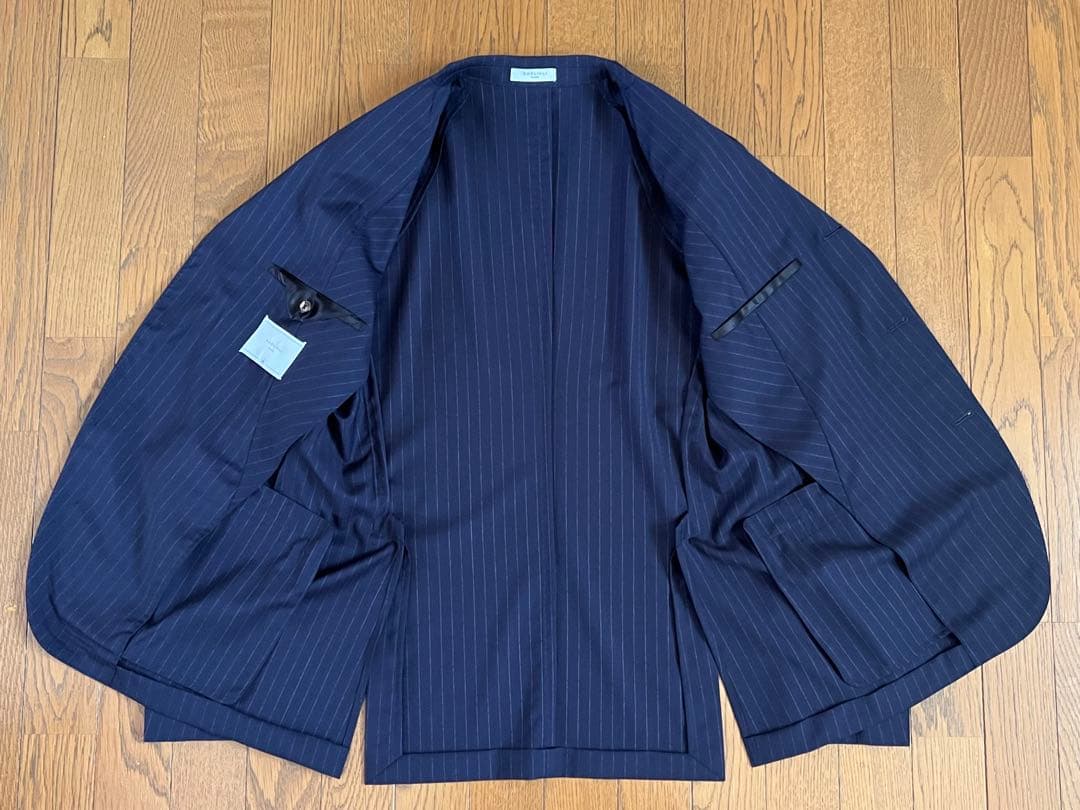 BOGLIOLI ボリオリ K.JACKET ネイビー チョークストライプスーツ