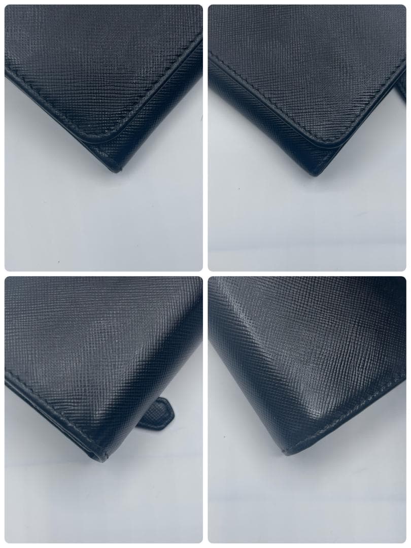 極美品 【箱付き】✨プラダ 長財布 サフィアーノレザー ゴールド金具 本革 黒
