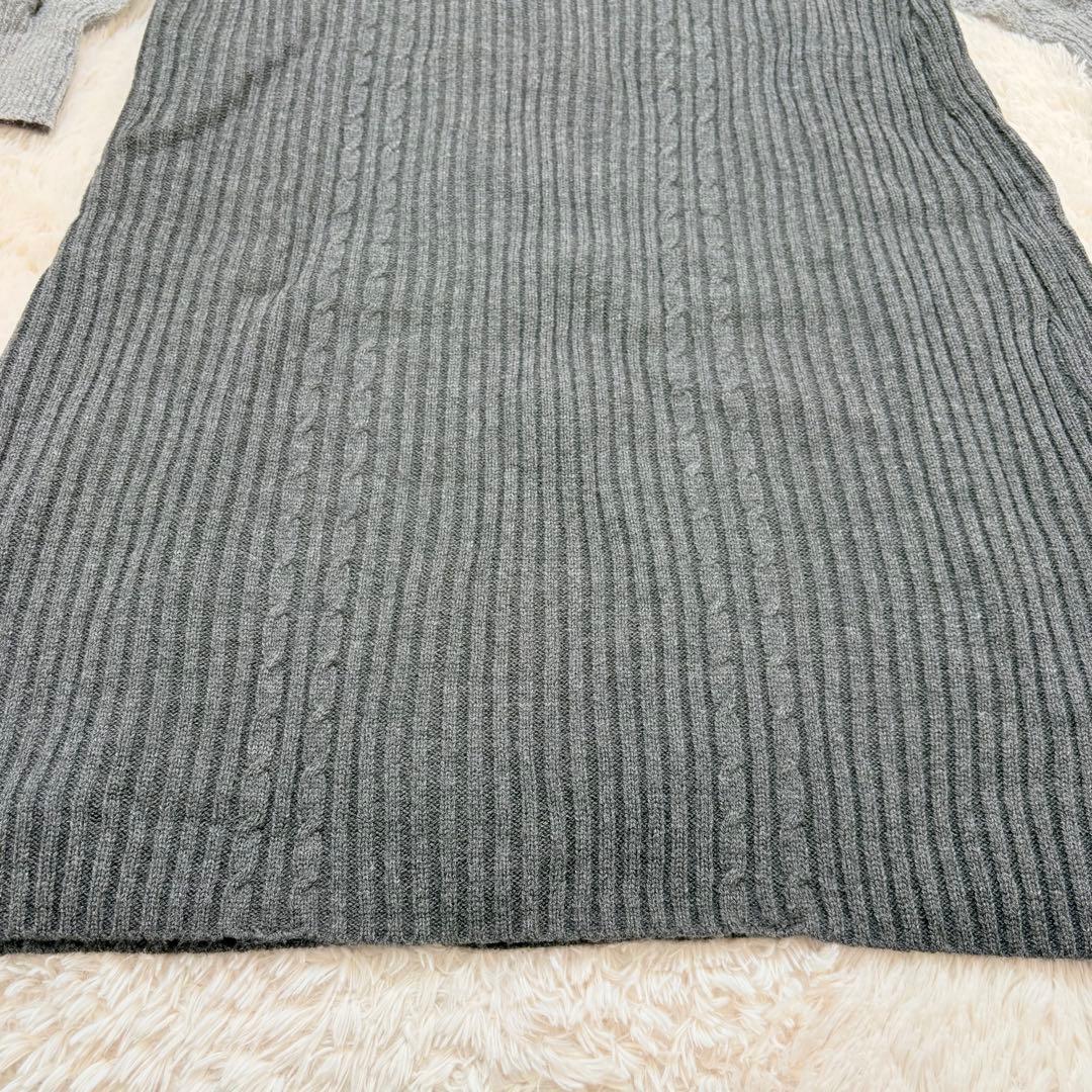 ウィルフリー　mohair like openwork rib knit OP