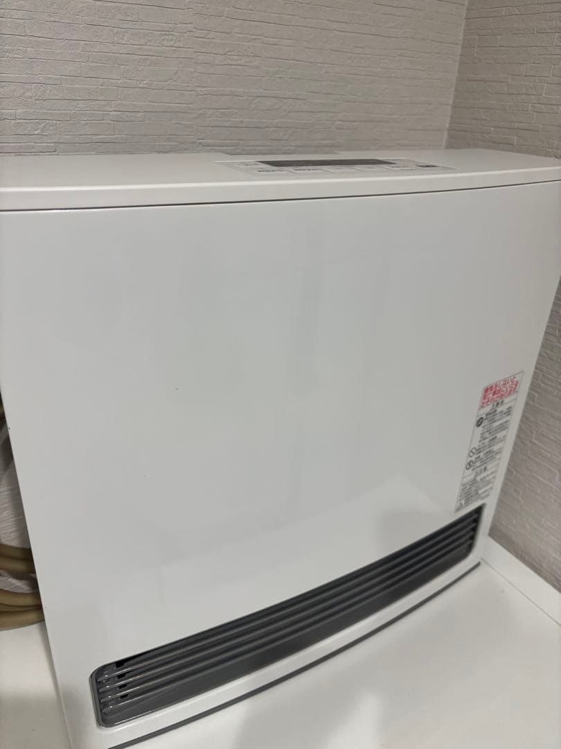 50.ガスストーブノーリツGFH-4006S-W5ファンヒーターホワイトガス線付