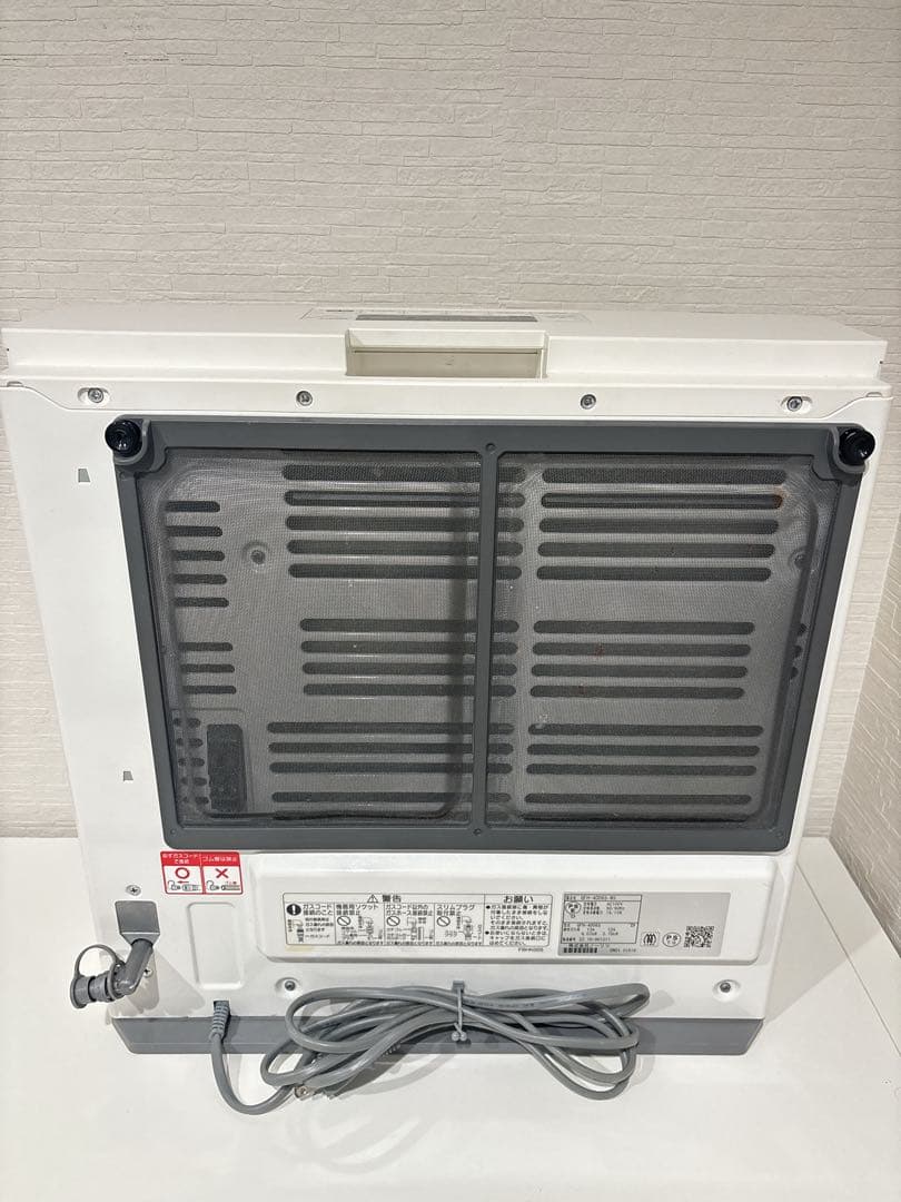 50.ガスストーブノーリツGFH-4006S-W5ファンヒーターホワイトガス線付