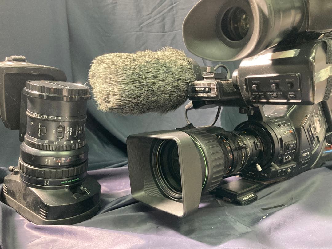SONY PMW EX3業務用ビデオカメラ キヤノンズームレンズなどおまけ付き！