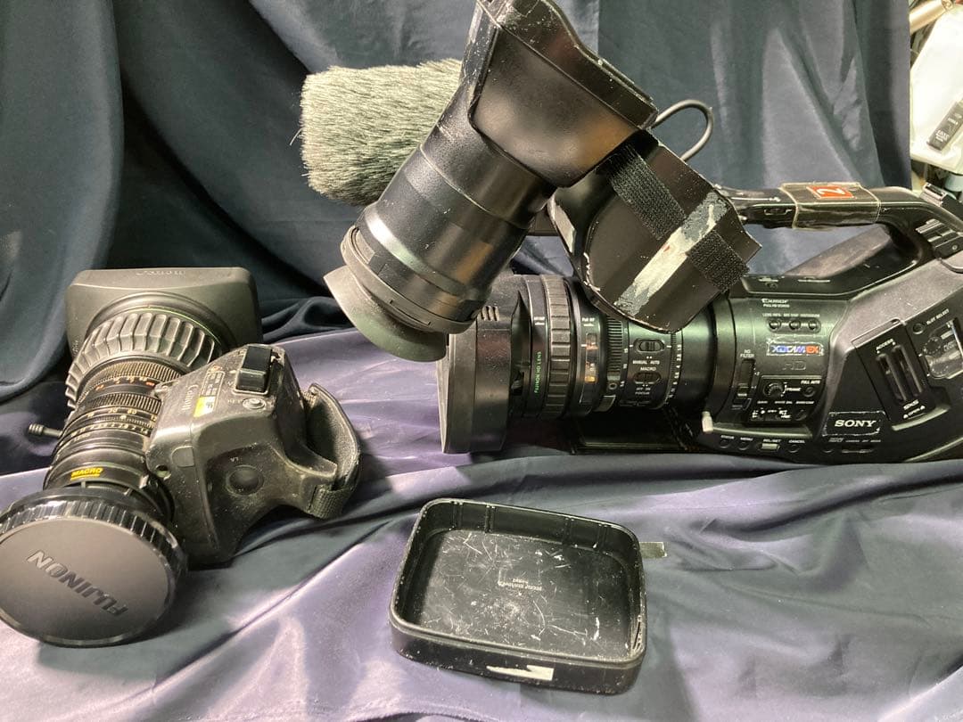 SONY PMW EX3業務用ビデオカメラ キヤノンズームレンズなどおまけ付き！