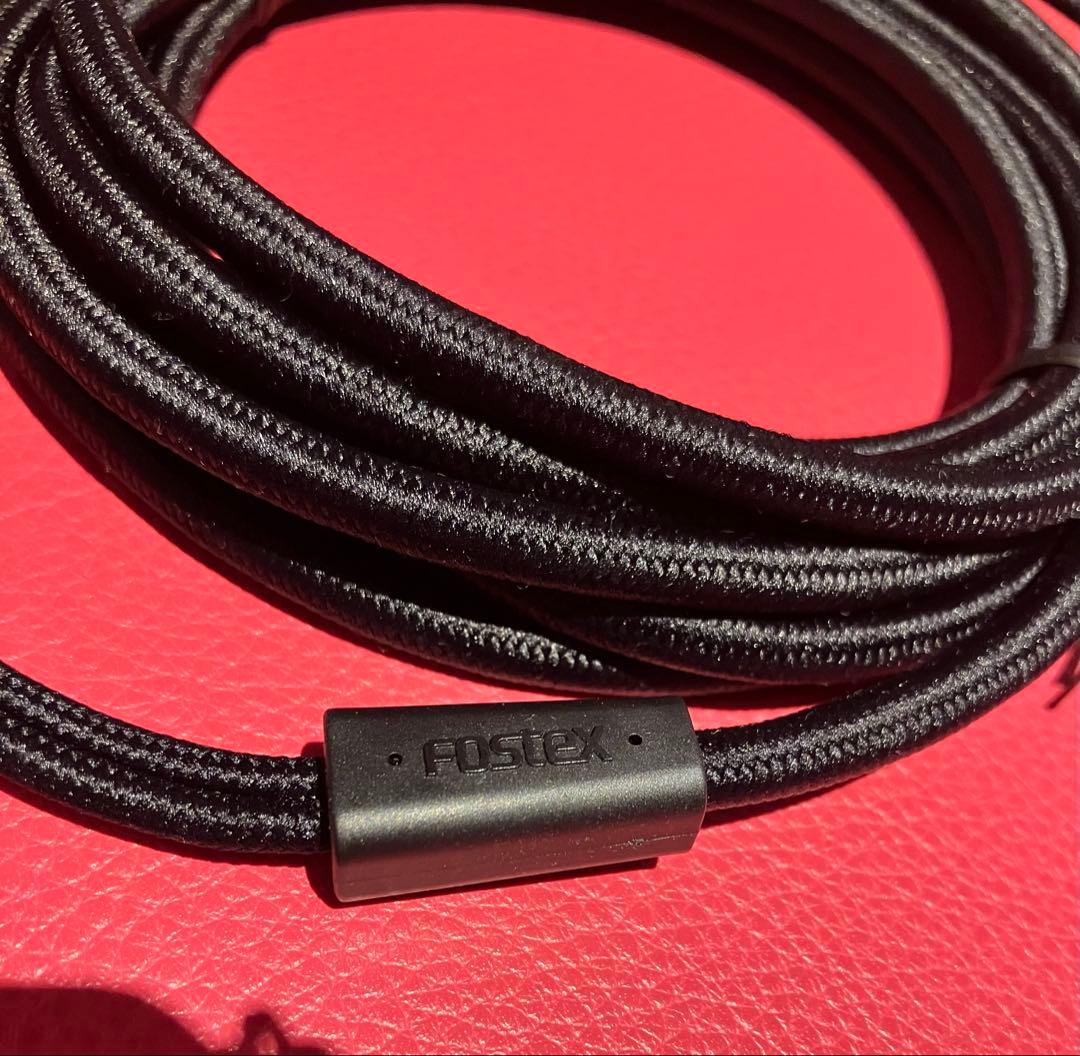 お値下げ:.。✽ Fostex ヘッドホンケーブル 6.3mm 約3メートル