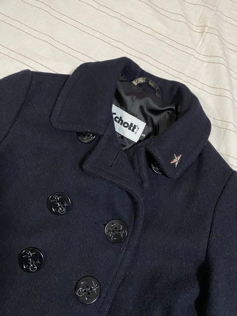 Schott BRORS.◆カナダ製◆レディースワンスターピーコート