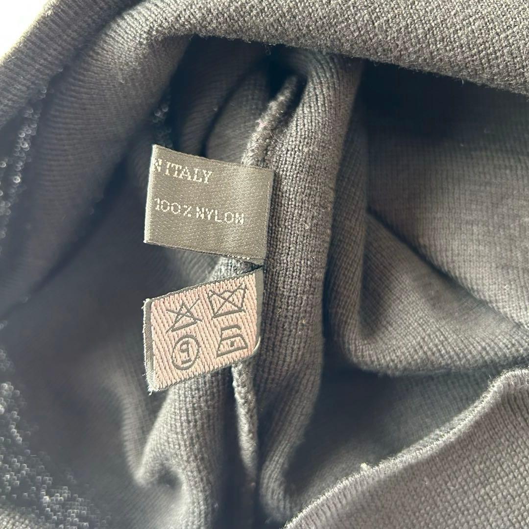 PRADA archive ニット ナイロン 切替 ハイネック セーター 48