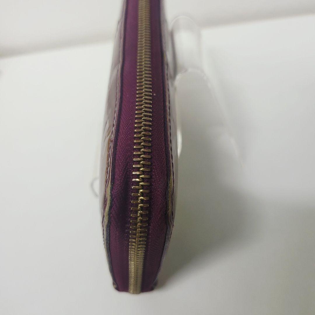 ジ*ジ様 ルイヴィトン ヴェルニ ジッピーウォレット 長財布 アマラント
