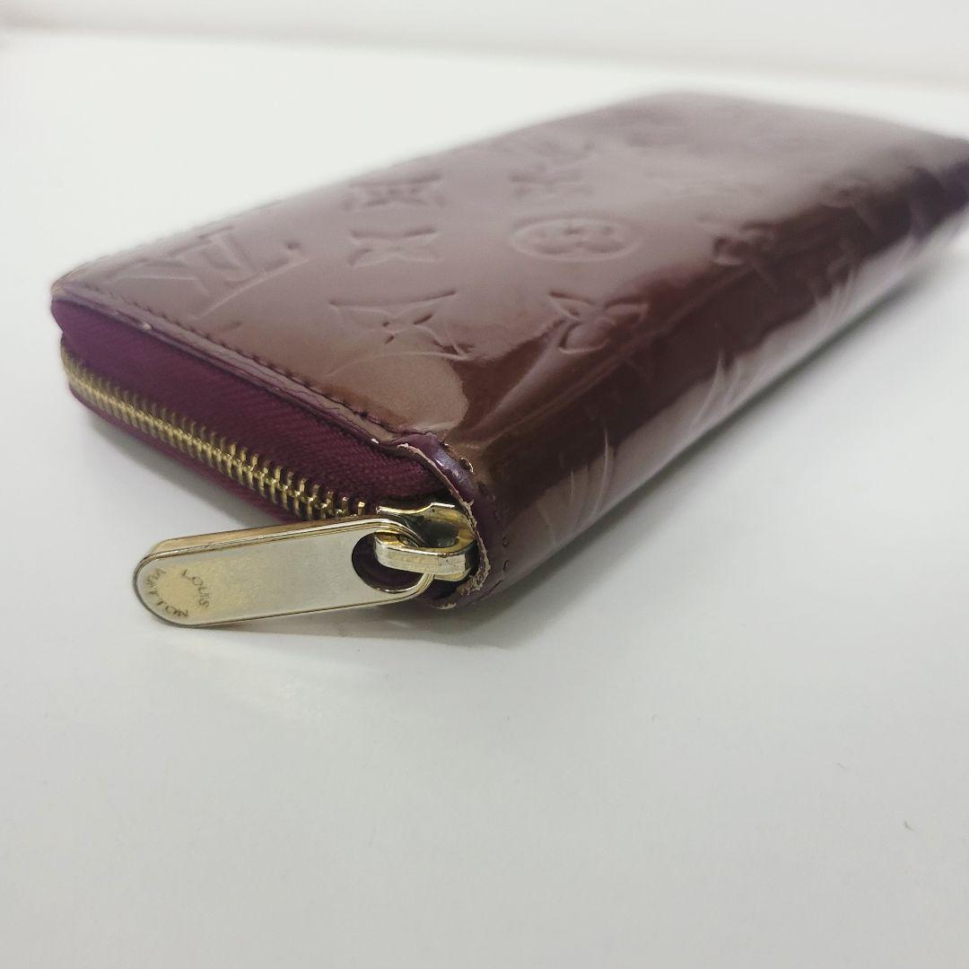 ジ*ジ様 ルイヴィトン ヴェルニ ジッピーウォレット 長財布 アマラント