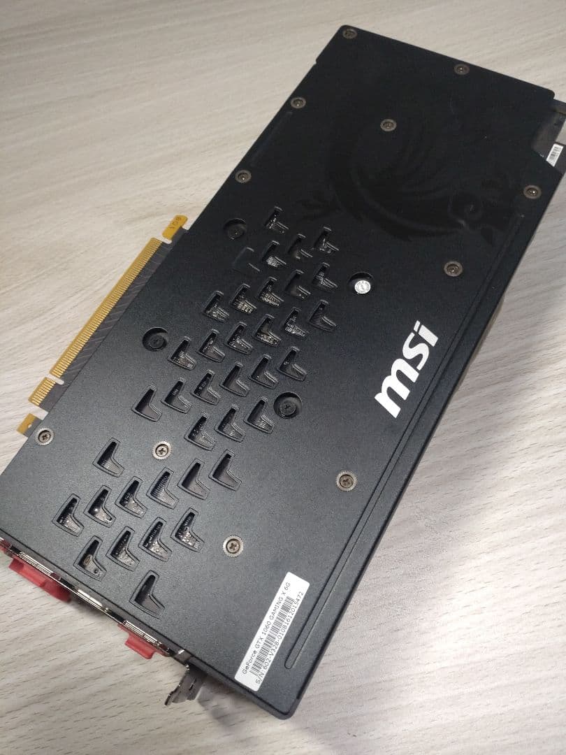 グラフィックボード・グラボ・ビデオカード msi GeForce GTX1060 GAMING X 6GB