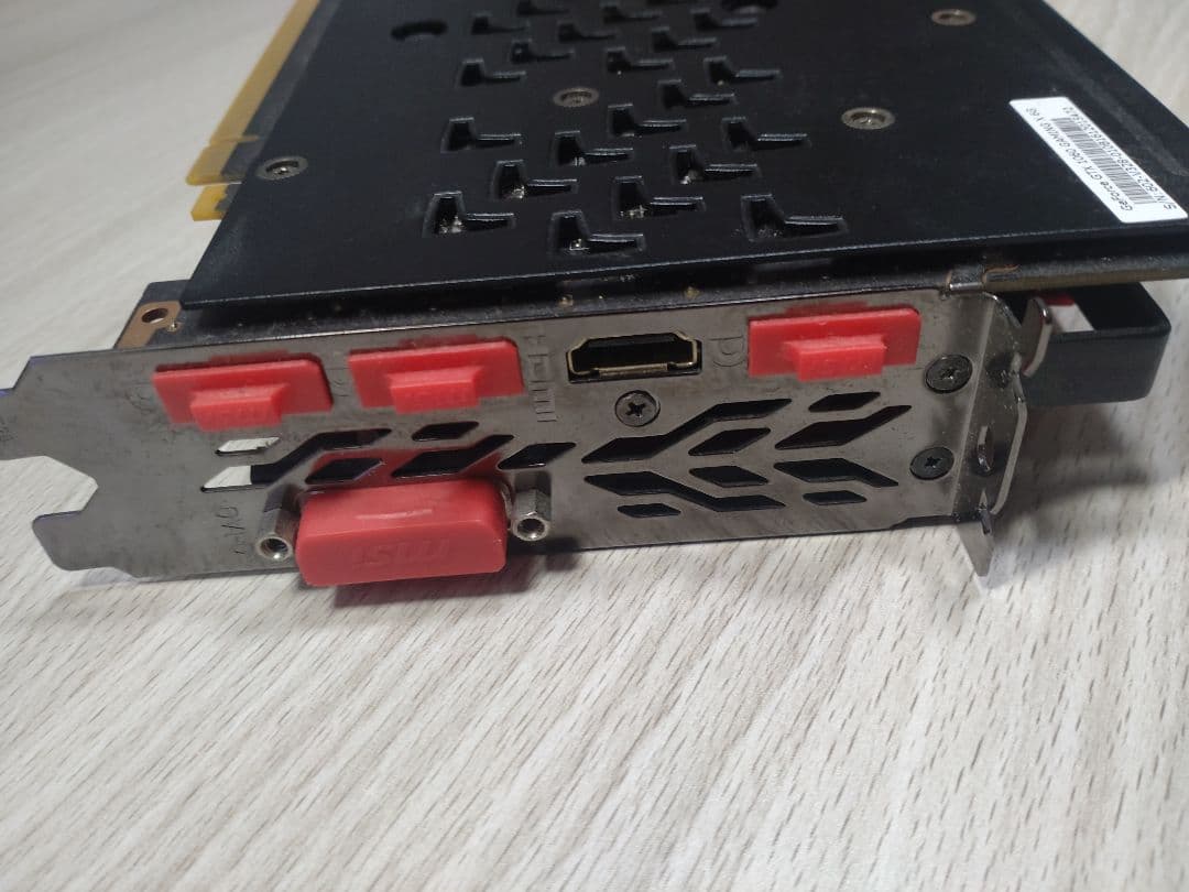 グラフィックボード・グラボ・ビデオカード msi GeForce GTX1060 GAMING X 6GB