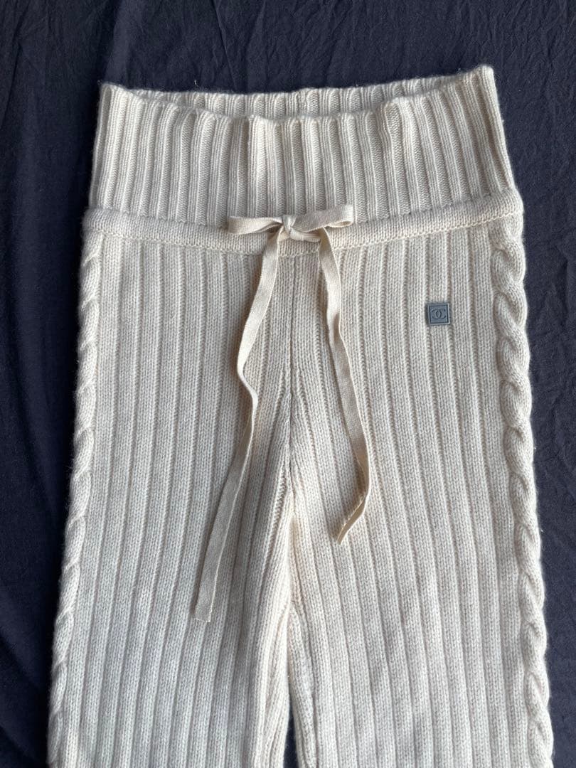CHANELカシミヤパンツ