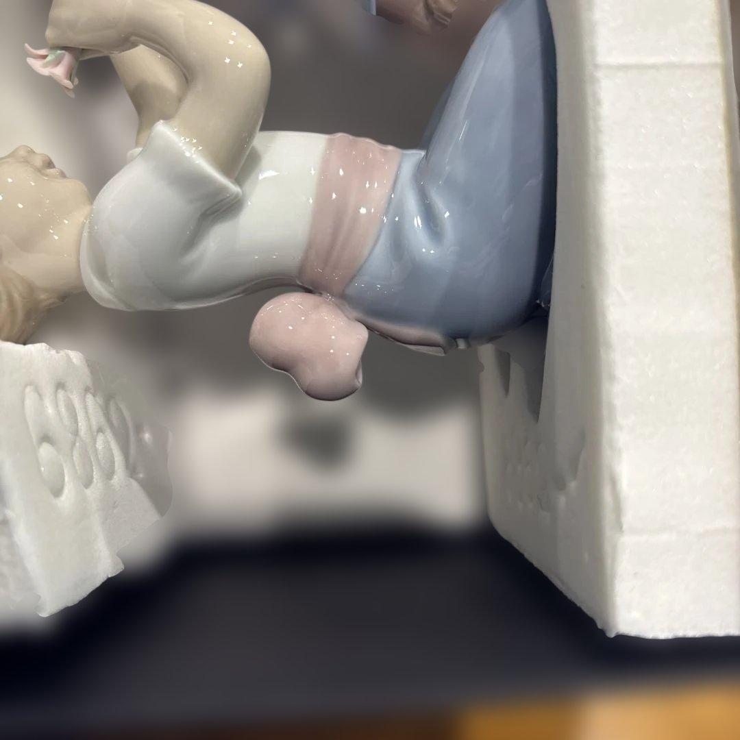 【箱・緩衝材あり・未使用】LLADRO リヤドロ おめかししようね