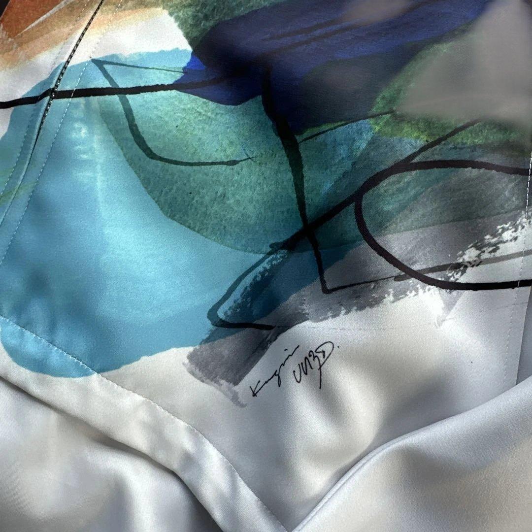 美品　UN3D. ラインアートブルゾン　アンスリード　ジャンパー　アウター