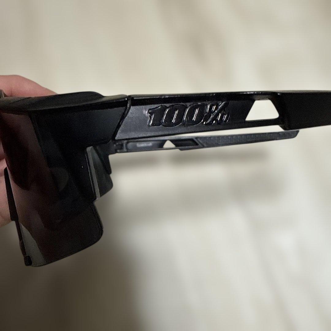 100% サングラス ブラック ケース無し 訳あり