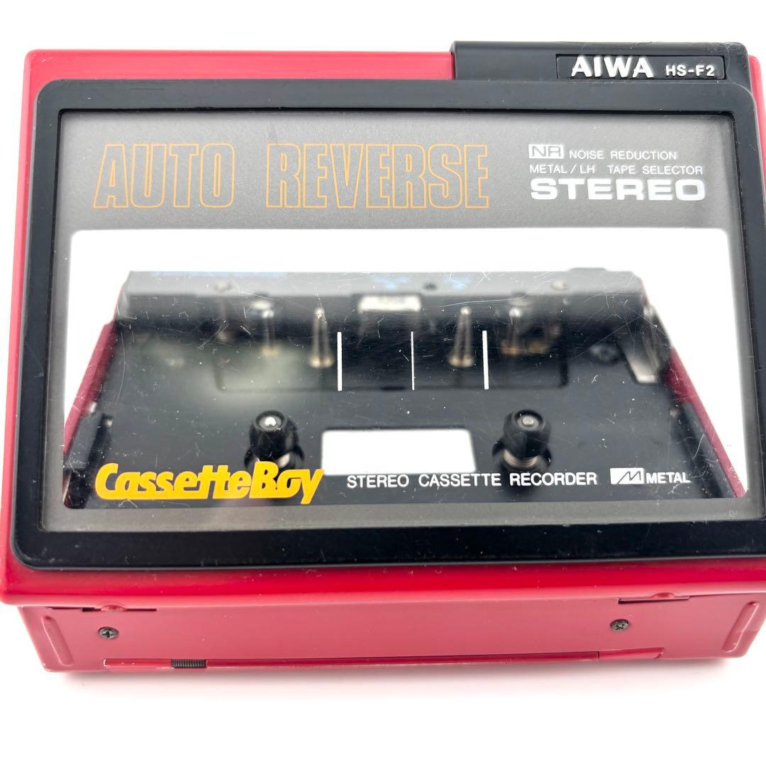 【通電確認済】AIWA HS-F2 カセットボーイ アイワ