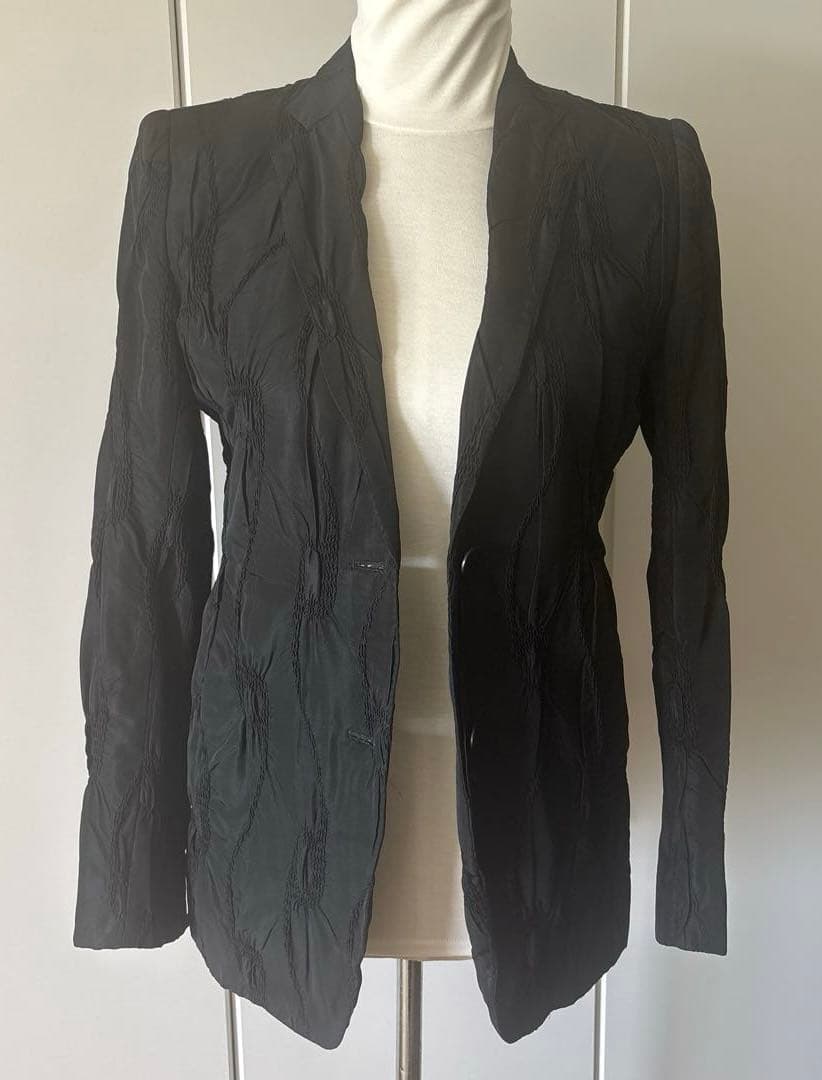 MASATOMO マサトモ　テイラードジャケット　黒