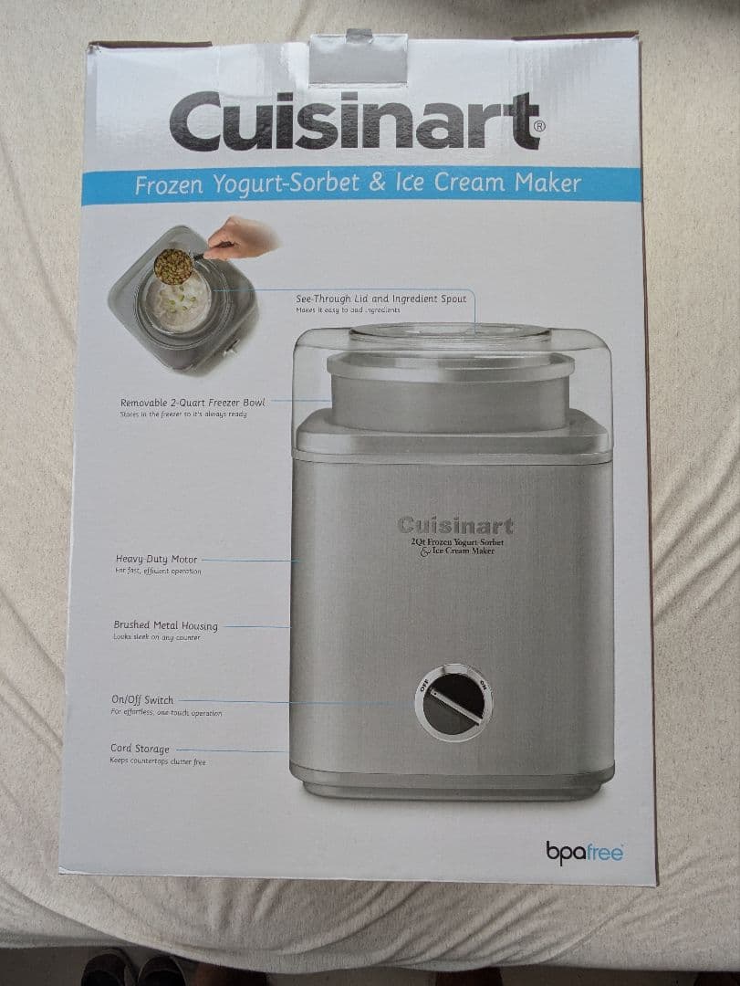 Cuisinart アイスクリームメーカー 2クォート