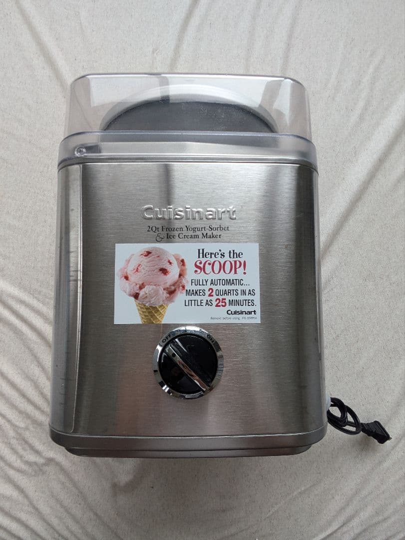 Cuisinart アイスクリームメーカー 2クォート