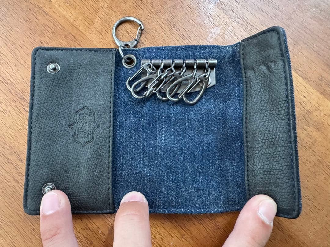 DIESEL デニムキーケース　極美品