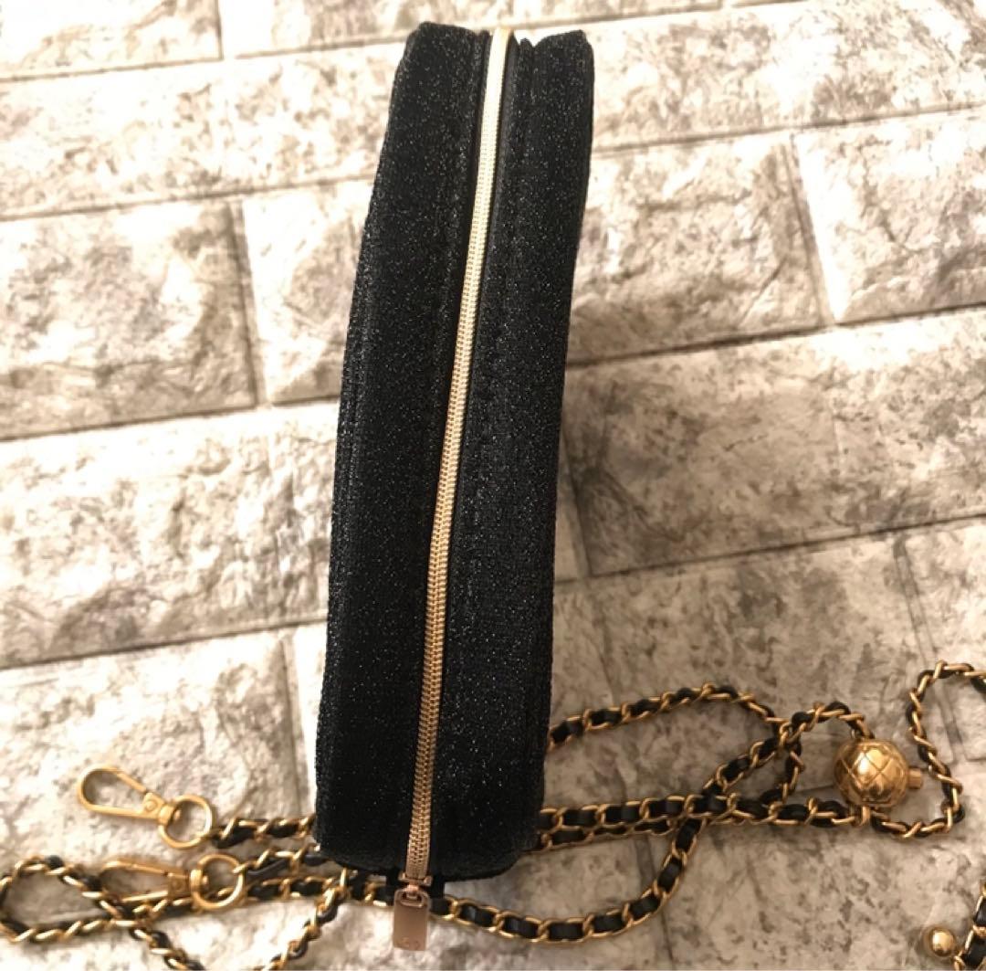 シャネル Chanel コスメ ポーチ ブラック 新品、未使用