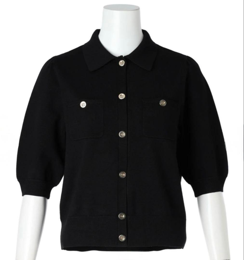 【新品】Apuweiser-riche 衿付５分袖プルオーバー