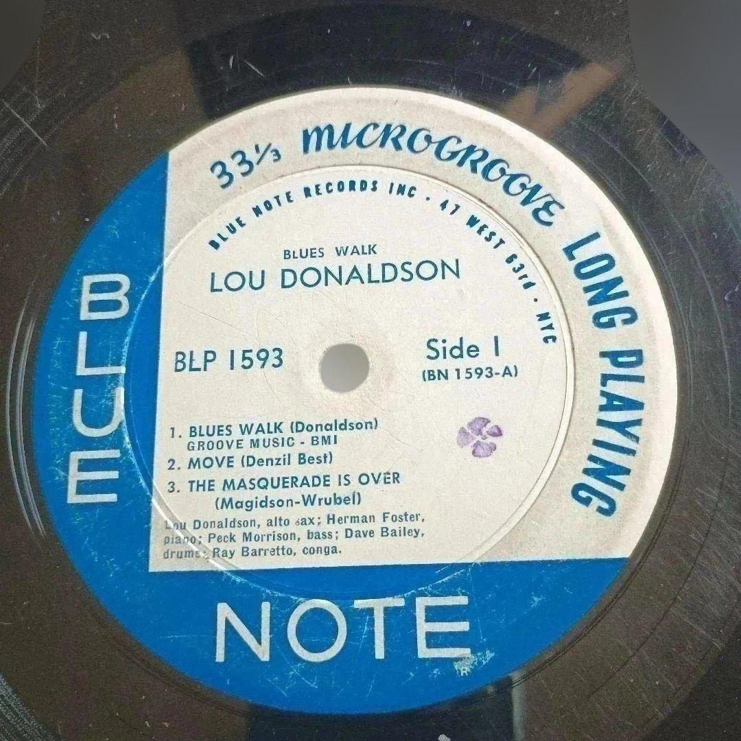 US Blues Walk Lou Donaldson DG RVG刻印 耳