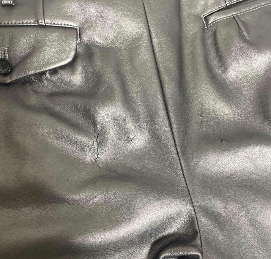 COMME des GARÇONS HOMME PLUS フェイクレザーショーツ