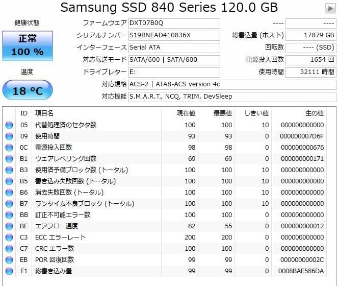 SSD 120~128GB 5個セット 動作保証 0209