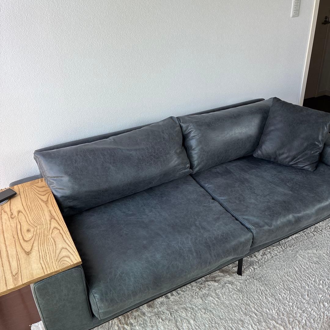 【シゲちゃん】クラッシュゲート プルート 3人掛けソファ