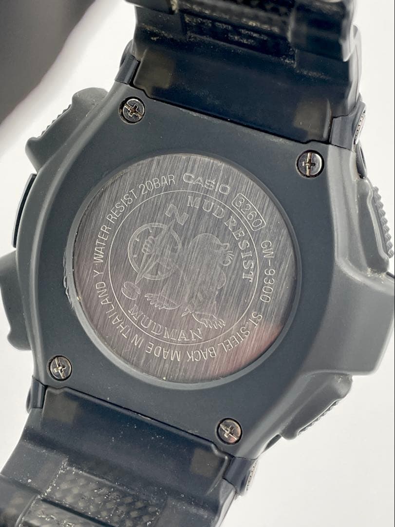 動作OK｜CASIO G-SHOCK MUDMAN GW-9300 ブラック
