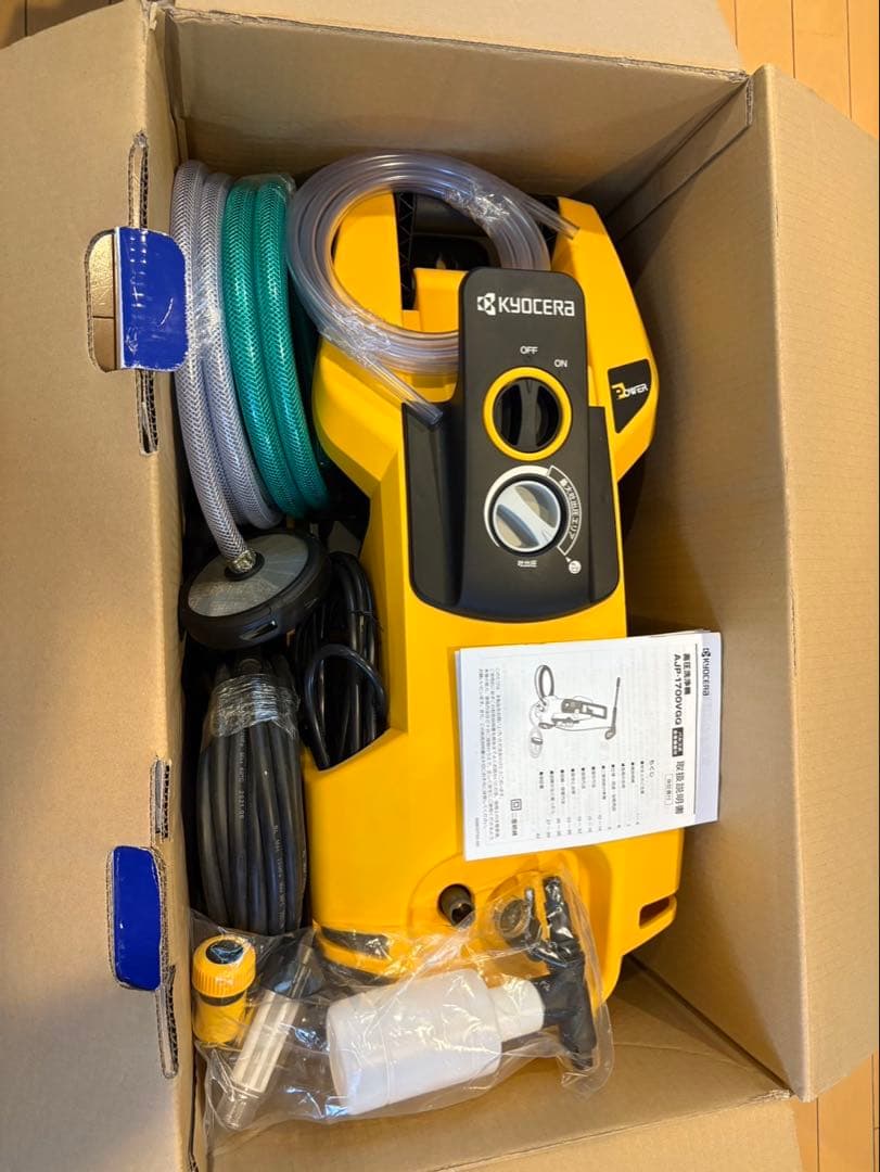 【新品未使用品】KYOCERA 高圧洗浄機 AJP-1700VQ