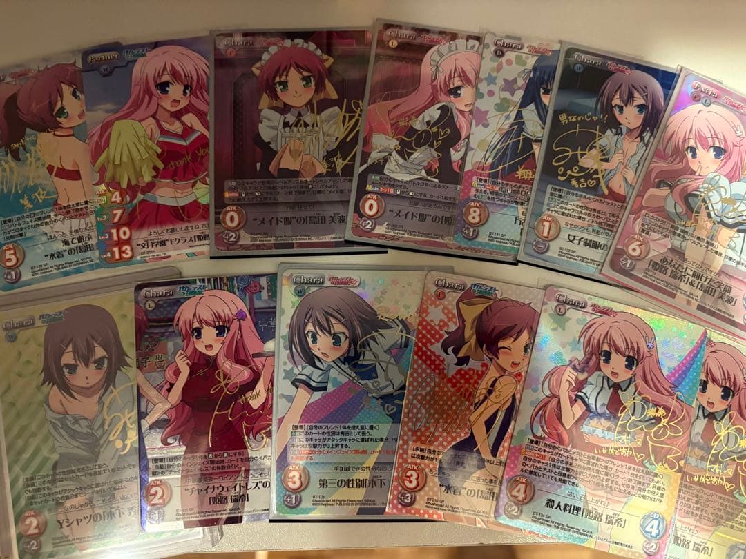 カオス　ChaosTCG バカテス　サイン　デッキパーツ　バカとテスト