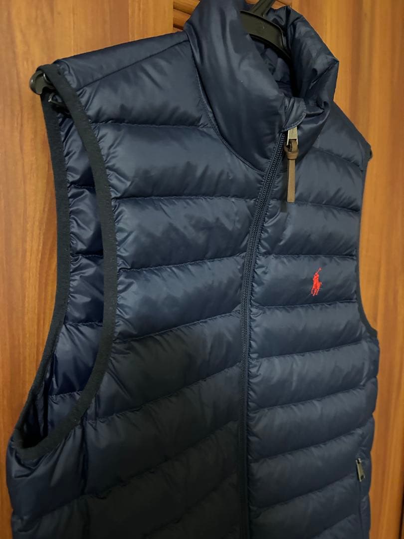 【ほぼ未使用】ラルフローレン ネイビー ダウンベスト