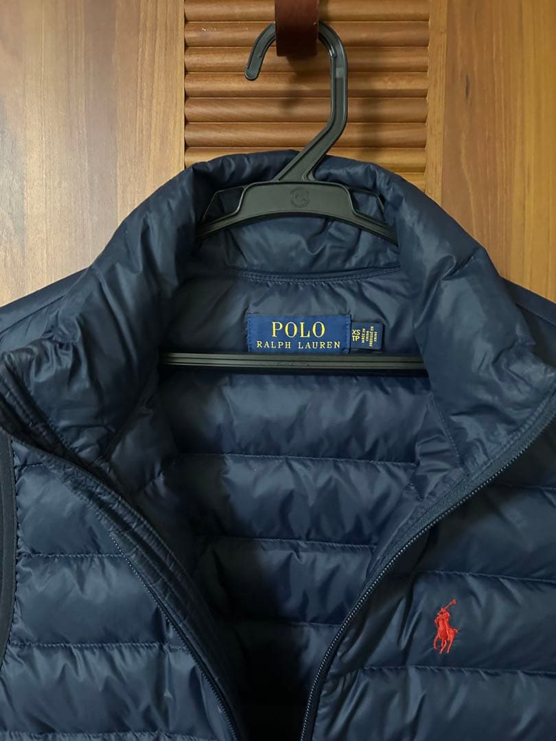 【ほぼ未使用】ラルフローレン ネイビー ダウンベスト