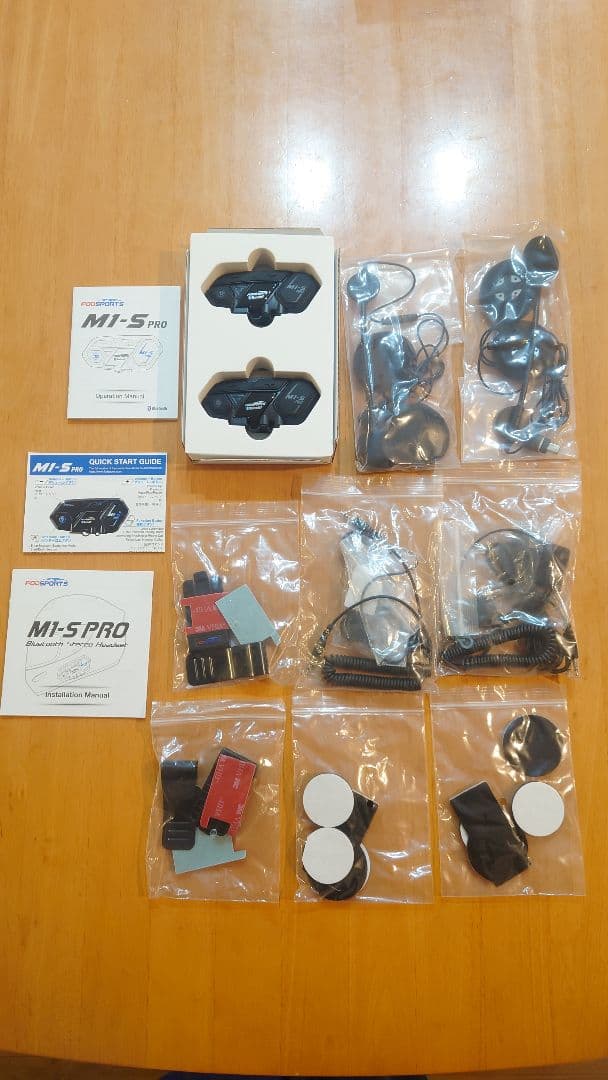 【新品・未使用】FODSPORTS M1-S PRO 2台セット インカム