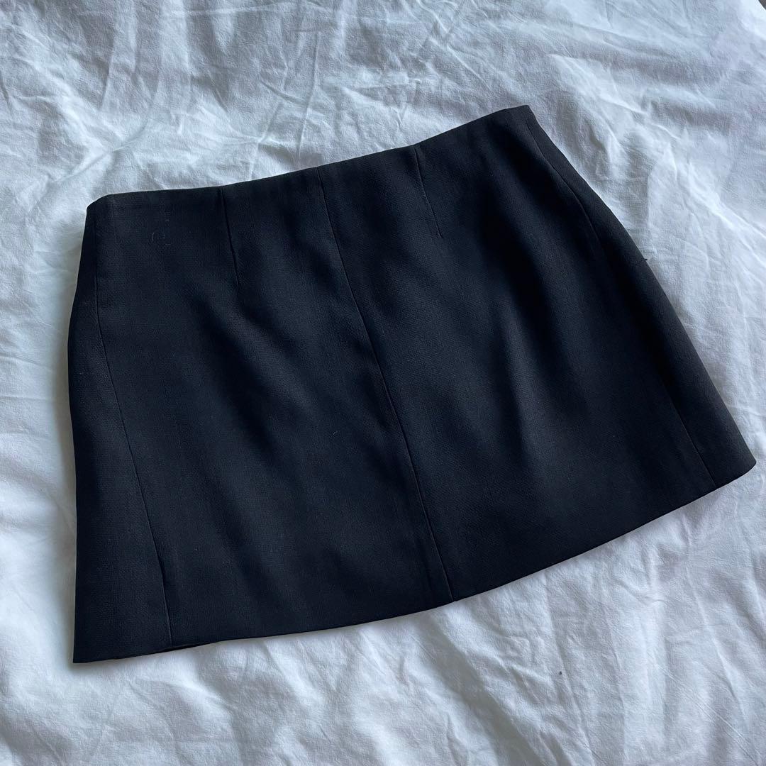 23aw新作 acne テーラード ミニ スカート