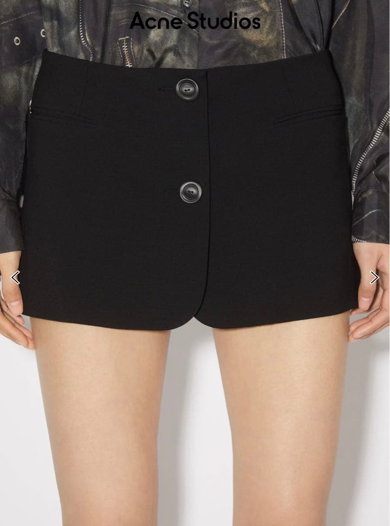 23aw新作 acne テーラード ミニ スカート